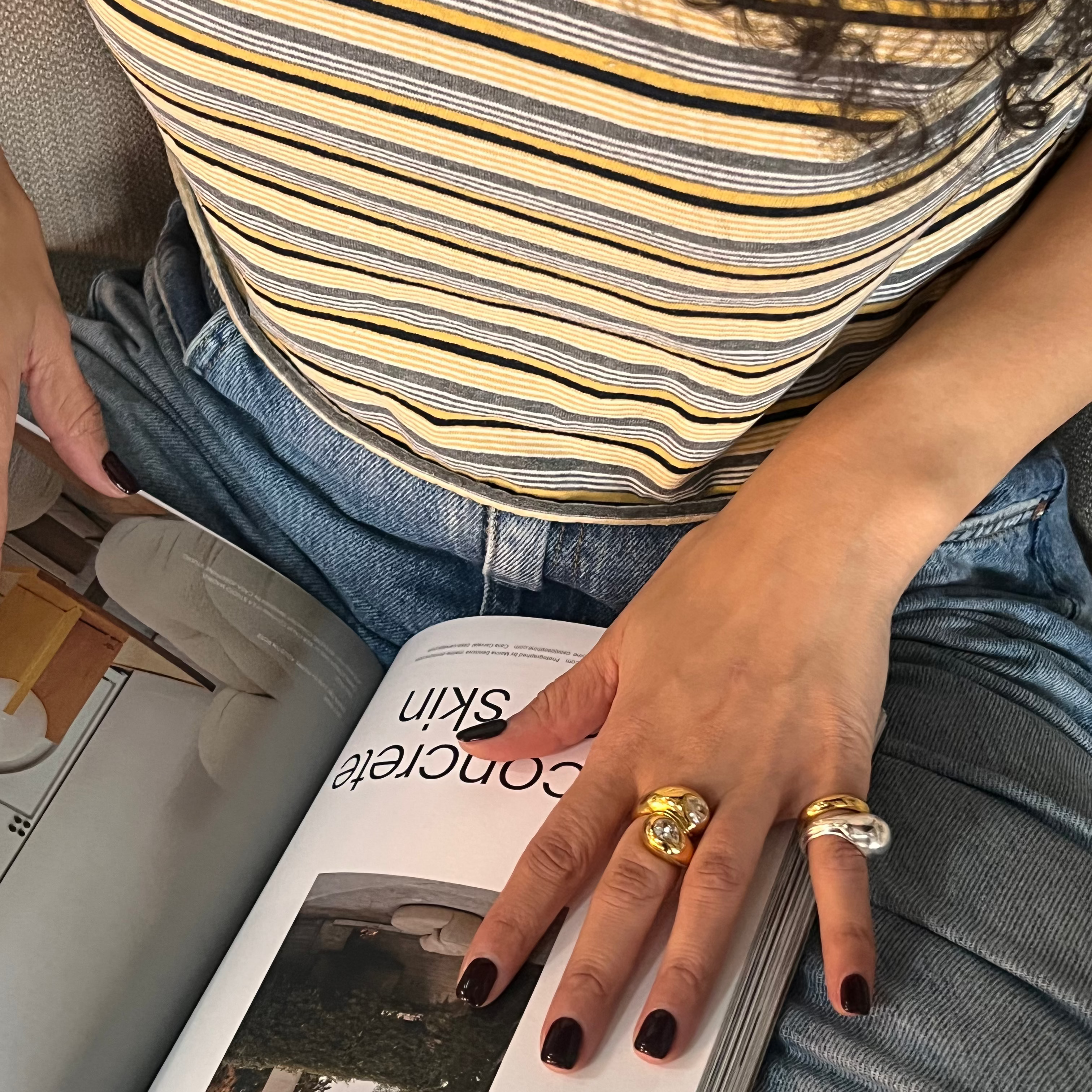 Double Jewel Ring